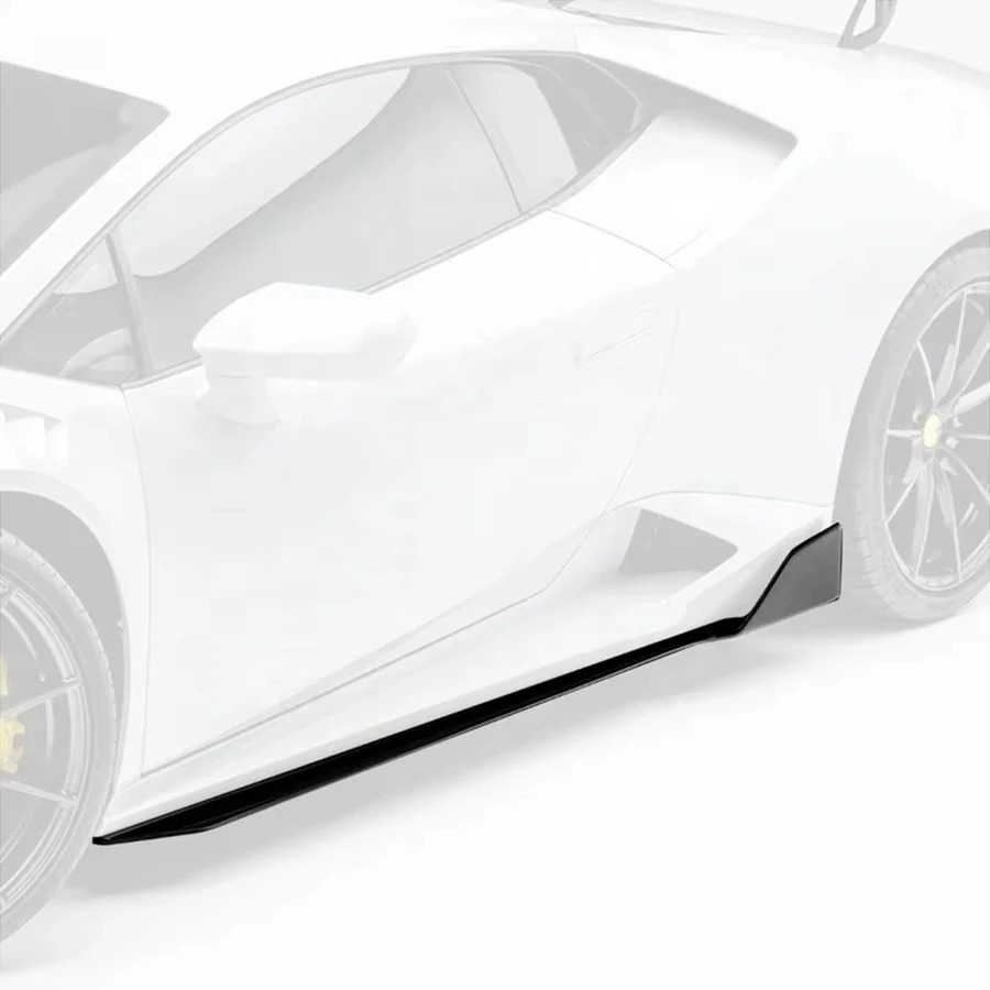 V Style Forged Carbon Fiber Side Skirts Rocker Panels New Body Kit for Huracan LP580 LP610 EVO Bumper Included